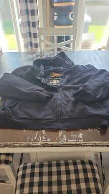 Milwaukee Leather Armored Motorcycle Riding Hoodie Black Size 4XL